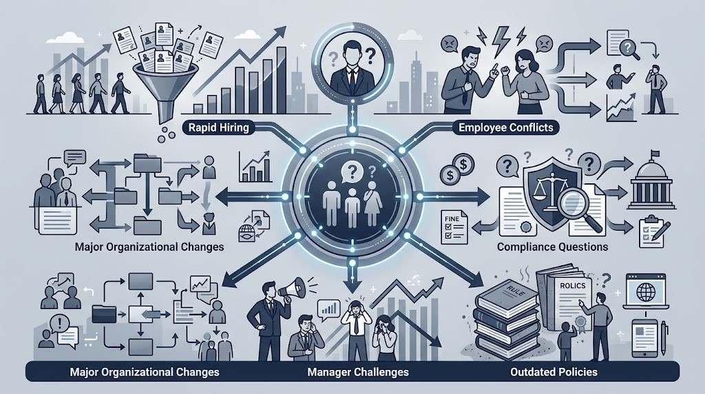 Signs a small business may need HR consulting support
