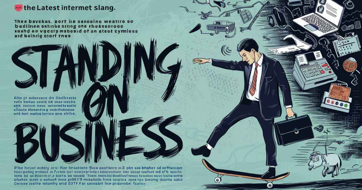 What Does 'Standing On Business' Mean? Unraveling the Latest Internet Slang