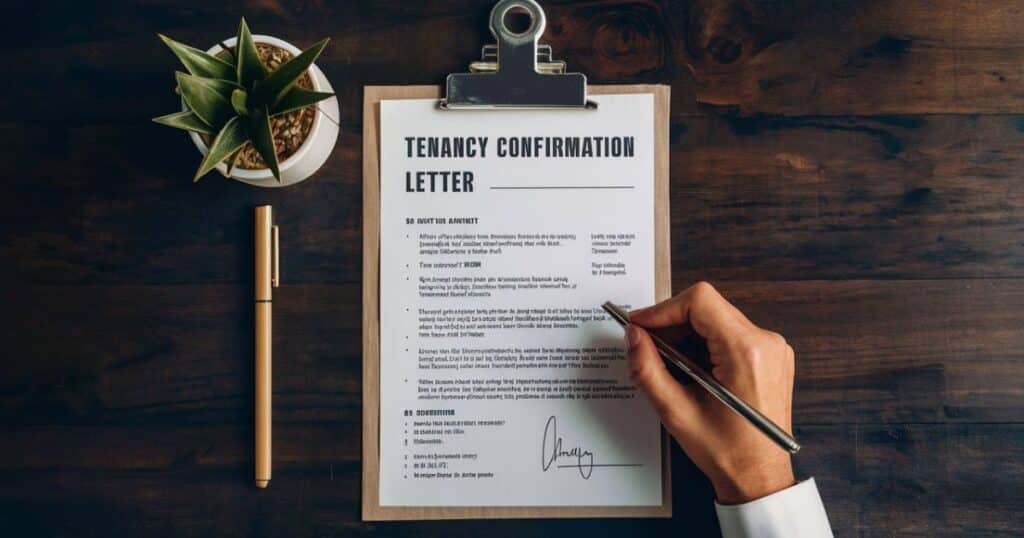 What Information is Included in a Tenancy Confirmation Letter?