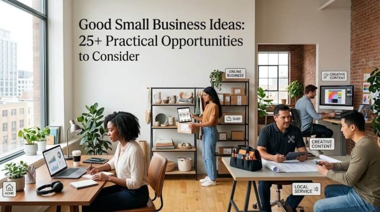 Good Small Business Ideas: 25+ Practical Opportunities to Consider