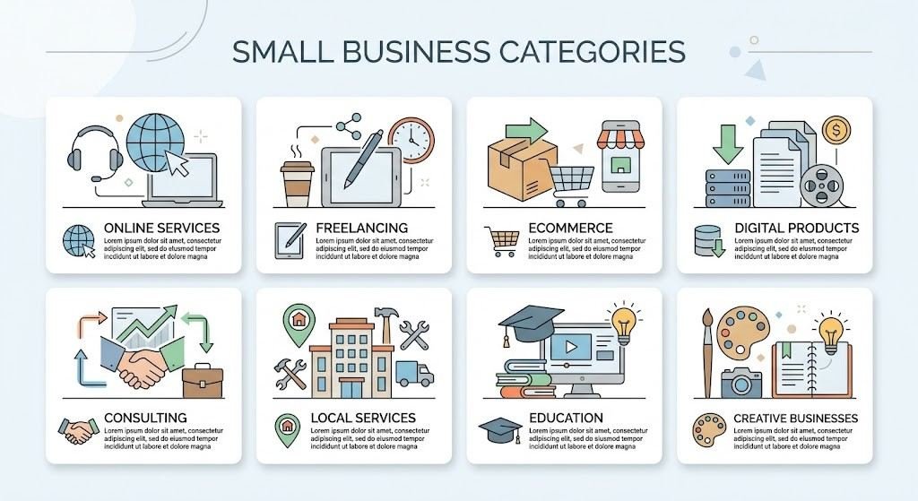 Business ideas for women by category
