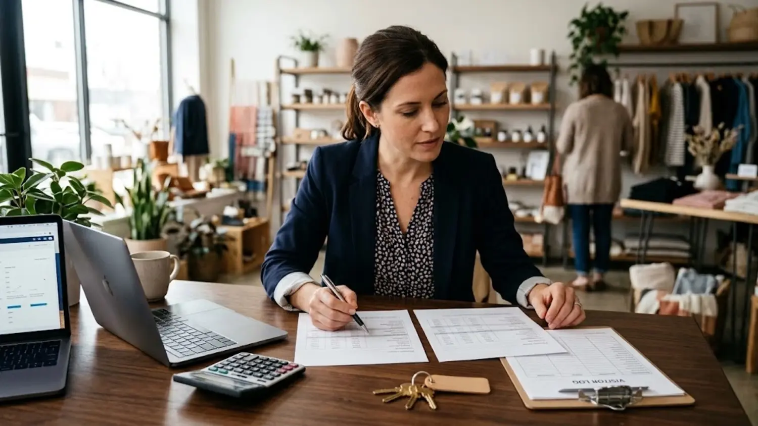 Small business owner comparing a business owners policy with general liability insurance