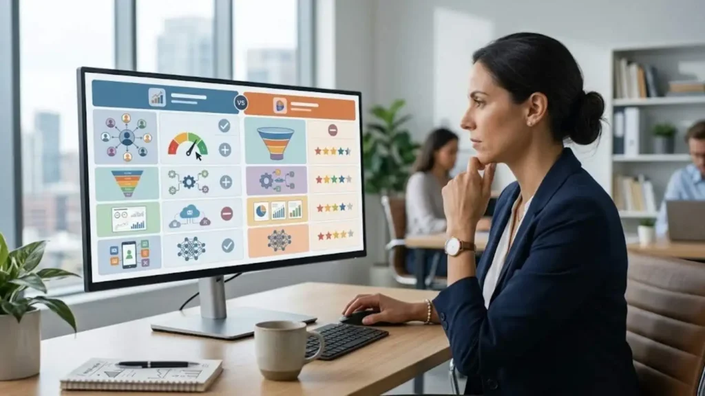 Comparing CRM software features automation integrations and reporting